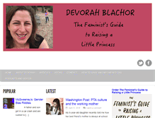 Tablet Screenshot of devorahblachor.com